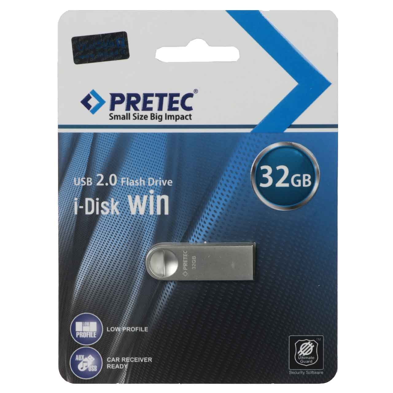Pretec Win USB 2.0 Flash Memory - 32GB - نقره ای (گارانتی فراگامان)